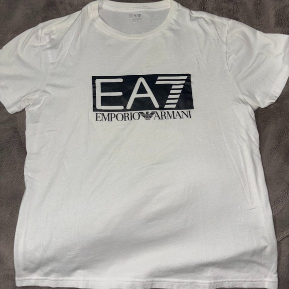 Emporio Armani Men's T-Shirt | Medium | White T-Shirt | Men's Shirts | Designer - Picture 1 of 2